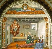 Domenico Ghirlandaio Announcement of Death to Saint Fina oil painting reproduction